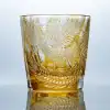 Phoenix hand-cut crystal whiskey glass - front view