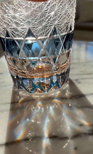 Amethyst Fluorite Whiskey Glass photo review