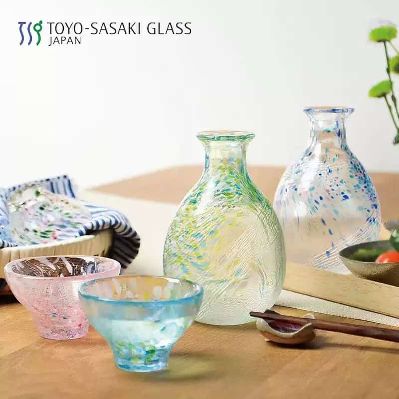 Toyo-Sasaki Handcrafted Kisetsu Sake Set Collection - Main Image
