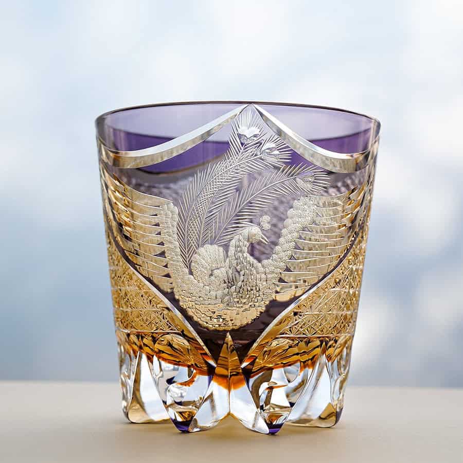 Nature & Legend (Phoenix) Handcrafted Dancing Phoenix Whisky Glass With Wooden Box - Image 6