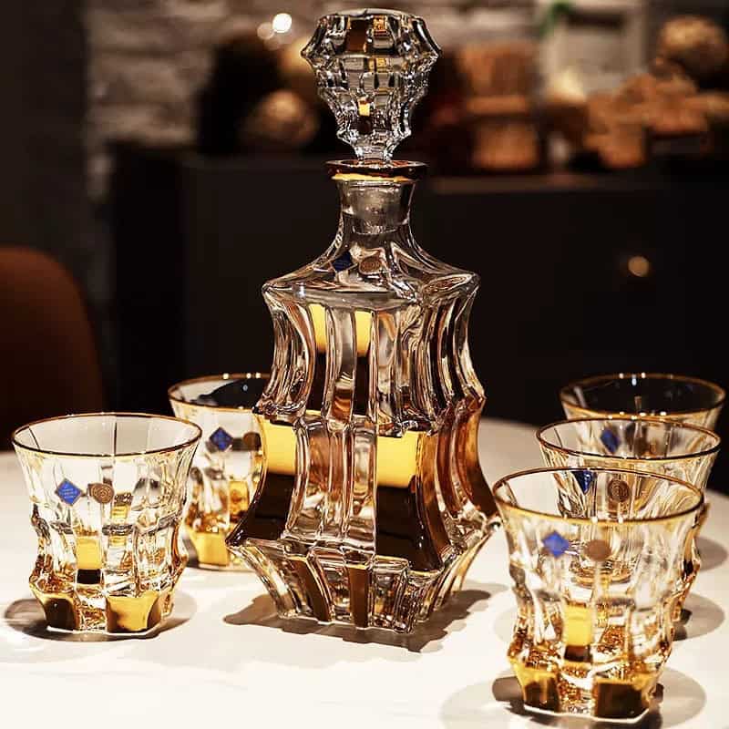 Bohemia Royal Crystal Whisky Decanter Set - Main Image