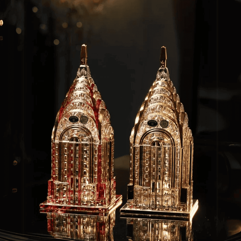 Bohemia Gold Trimmed Crystal Castle Keepsake Box - Main Image