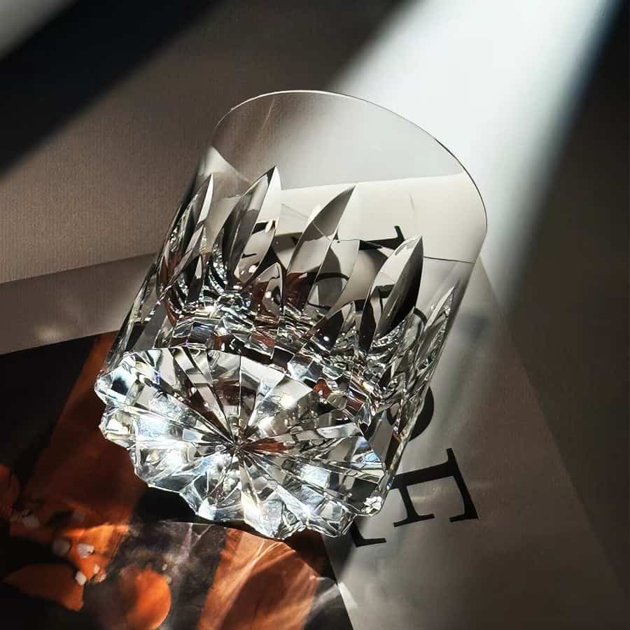 JR Handcrafted Heart-Cut Crystal Champagne Flutes with Gift Set - 图片 9