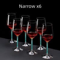 6x Narrow Glasses