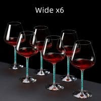 6x Wide Glasses
