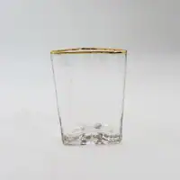 Gold-Rimmed Cup – Set of 4